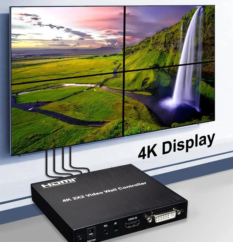 HDMI TV  Ʈѷ Ƽ  ö̽ μ,   ƼĪ ڽ ũ ö̼, 4K, 2x2, 1X2, 1X4, 1X3, 2X1, 3x1, 4X1